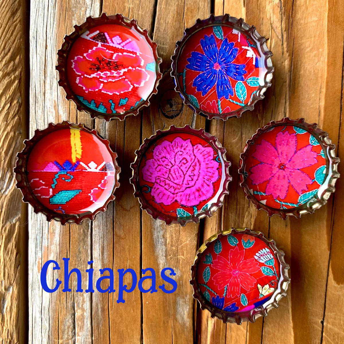 Chiapas Inspired Magnets - Latin Decor