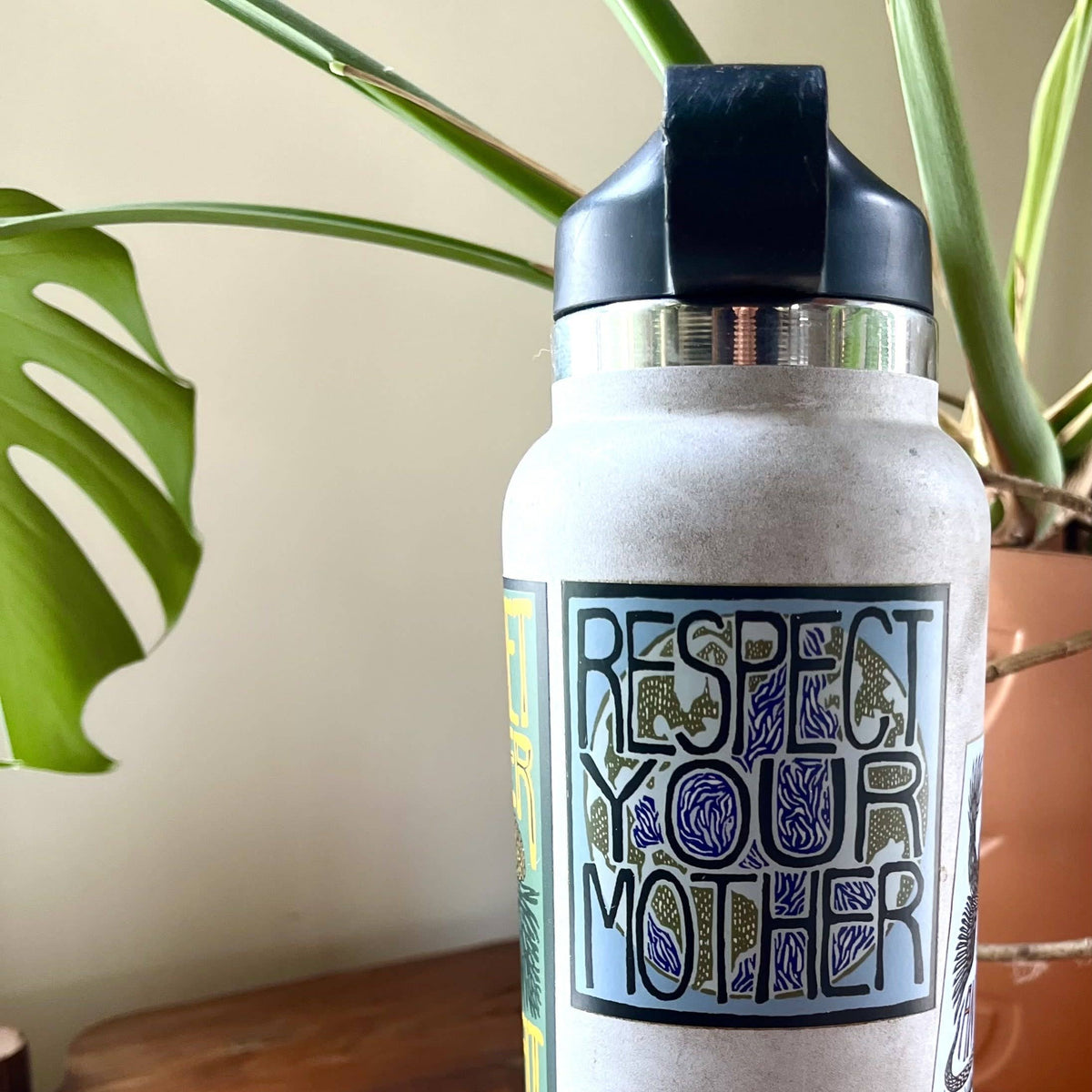 Respect Your Mother Sticker | matte vinyl environmental